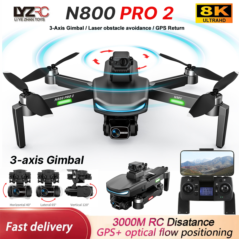 Drone Gimbal 3 Axis - N800 PRO 2 GPS Drone Professional