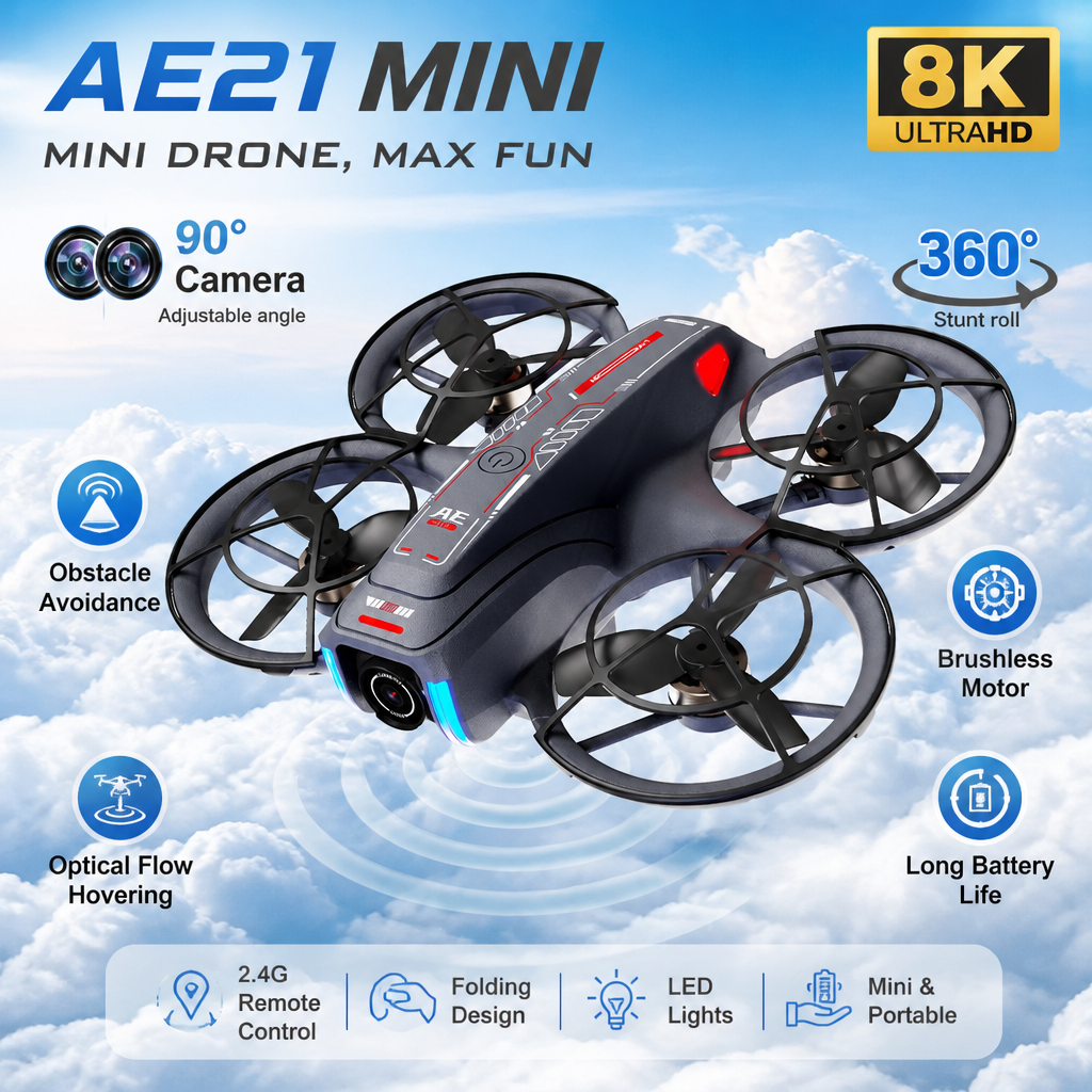 Introduction Drone GPS 8K Prof - đánh giá và giá Drone Gimbal 3 Axis