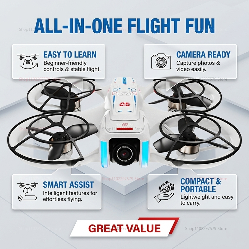 Introduction Drone GPS 8K Prof - đánh giá và giá Drone Gimbal 3 Axis