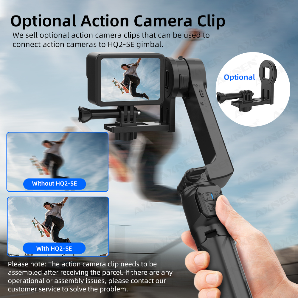 AXNEN HQ2-SE Mobile Phone Stab - đánh giá và giá Drone Gimbal For Gopro