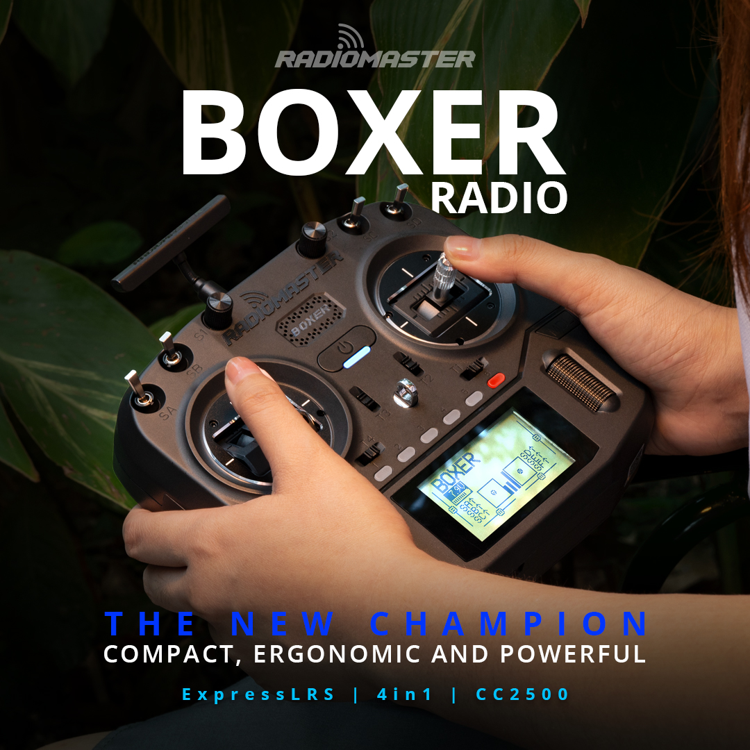 RadioMaster Boxer  2.4G 16ch H - đánh giá và giá Drone Gimbal Controller