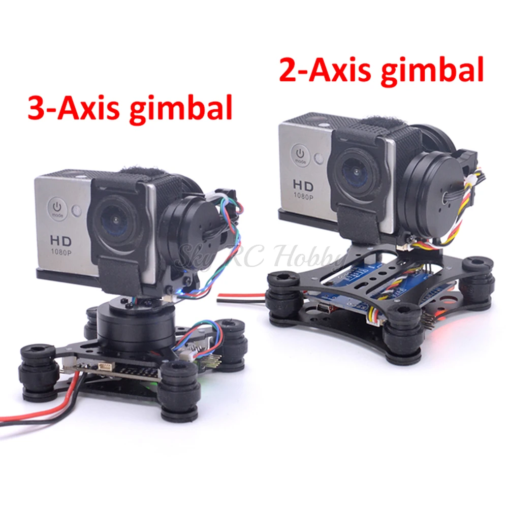 Lightweight 2-Axis / 3-Axis Br - đánh giá và giá Drone Gimbal For Gopro