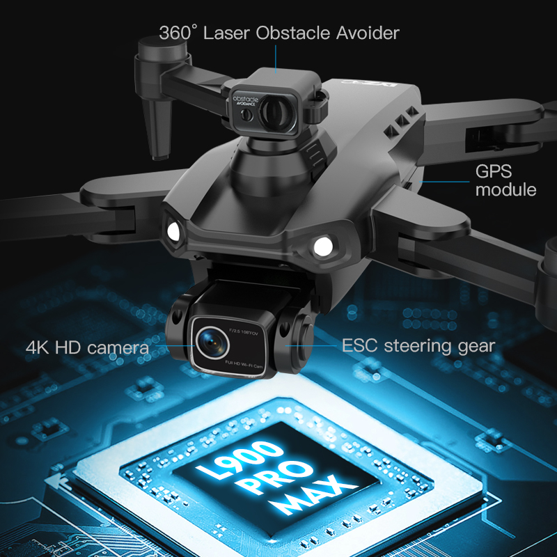 L900 Pro SE MAX GPS Drone 4K P - đánh giá và giá Drone Gimbal 2 Axis