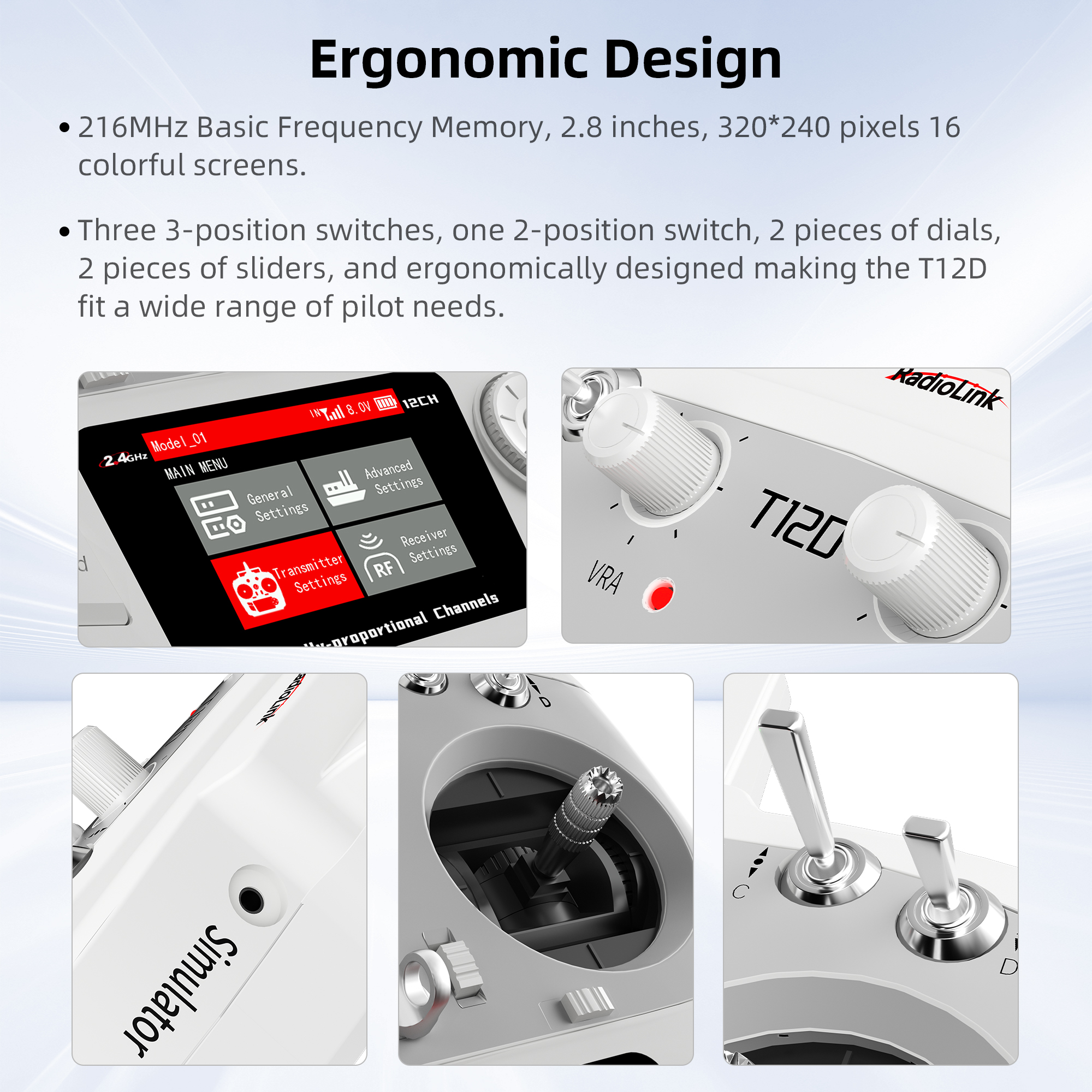 Radiolink T12D ELRS 12 Channel - đánh giá và giá Drone Gimbal Controller