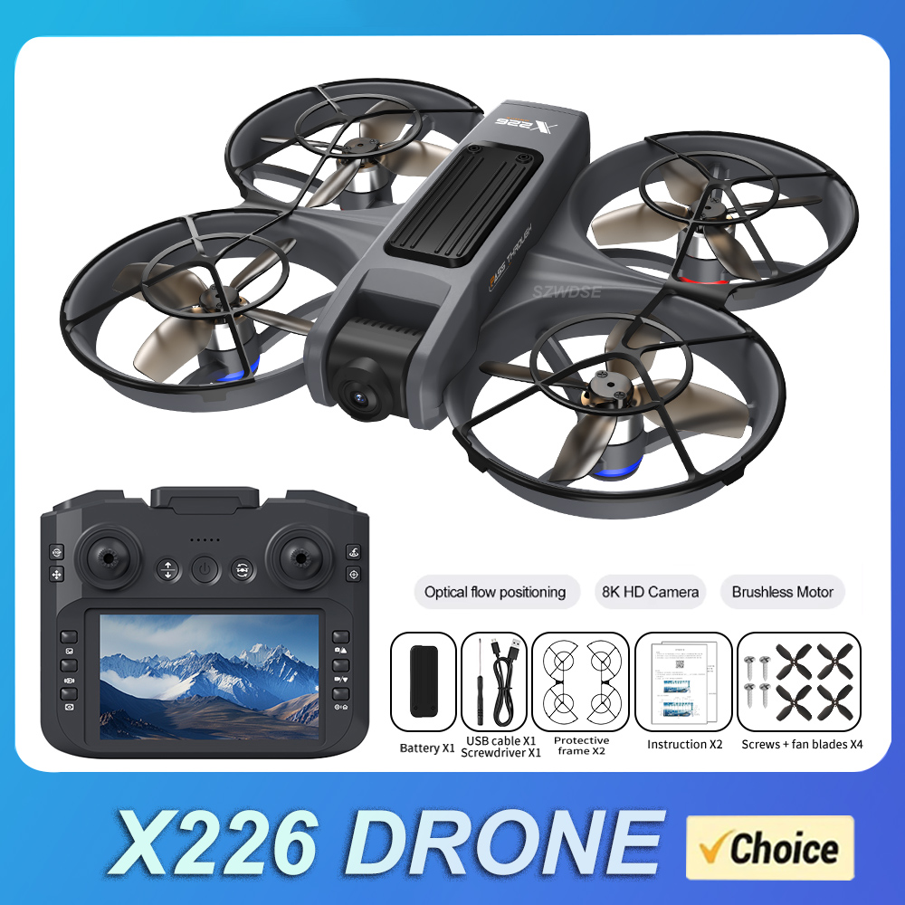 NEW X226 RC Drone 2.4G 5G WIFI - đánh giá và giá Drone Gimbal Brushless