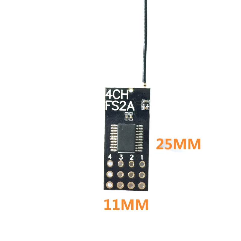 Flysky FS2A Mini Receiver 4CH  - đánh giá và giá Drone Gimbal Controller