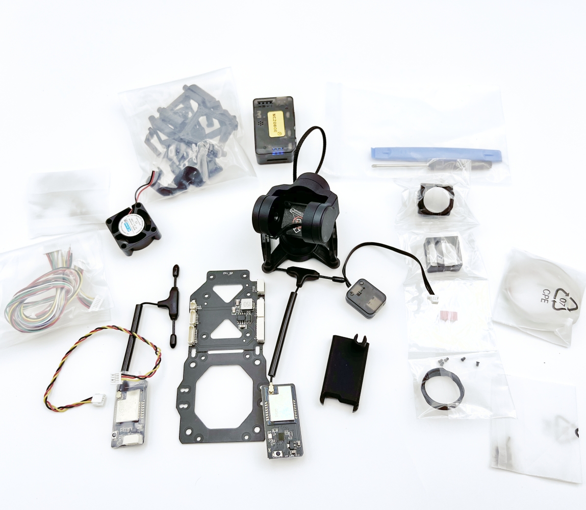 NCZOBOE C-20T 3-Axis FPV Gimba - đánh giá và giá Drone Gimbal 3 Axis